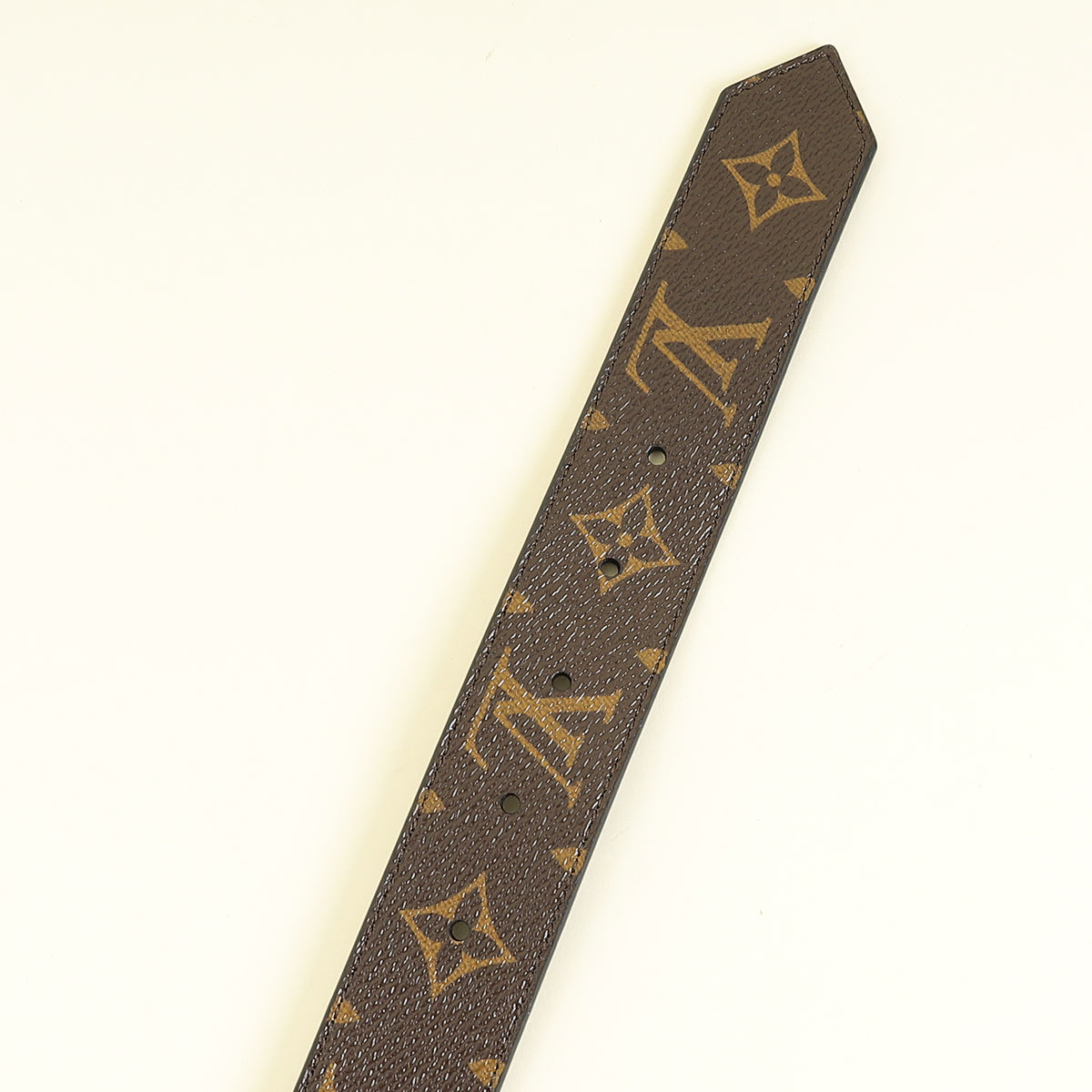 Louis Vuitton Monogram Black Circle 35mm Reversible Belt 34