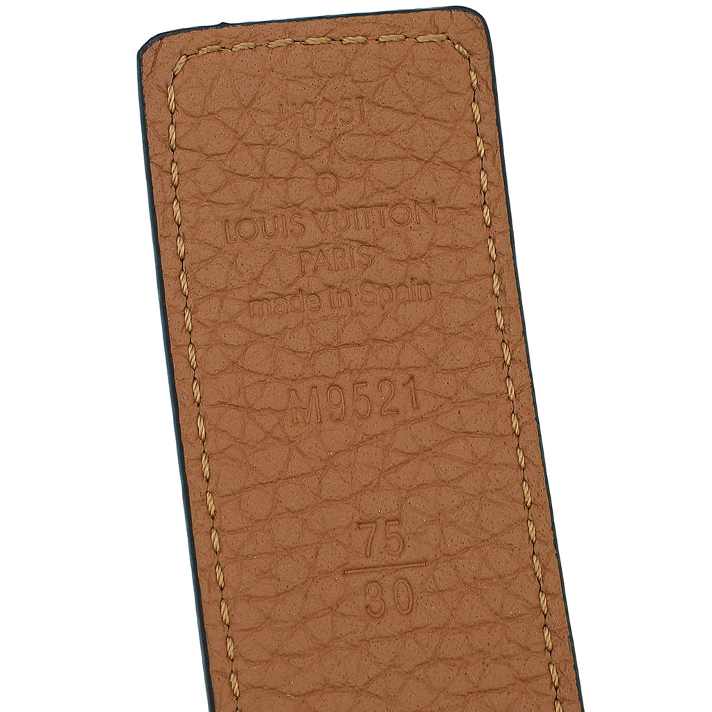 Louis Vuitton Bicolor Reversible Initiales Belt 30