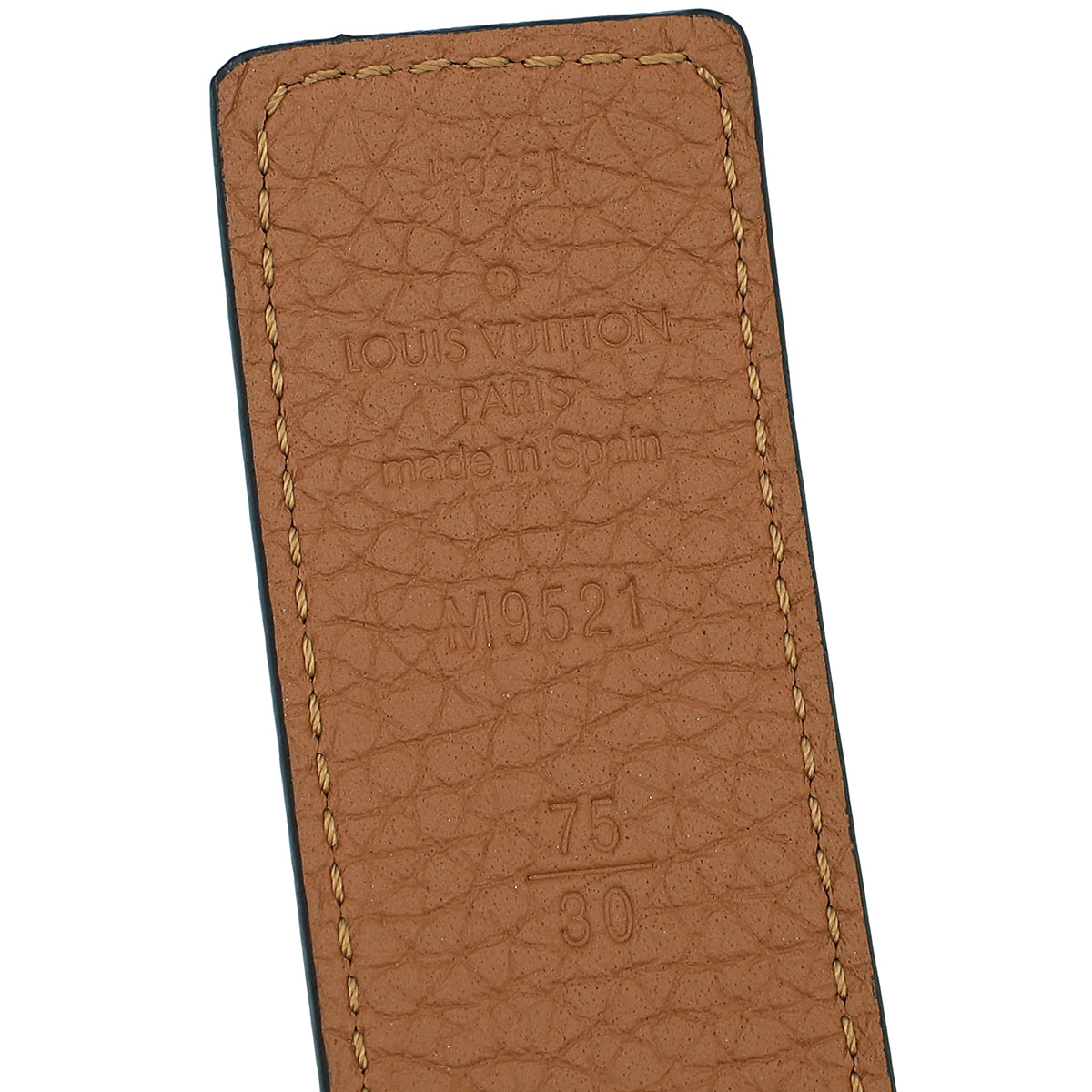 Louis Vuitton Bicolor Reversible Initiales Belt 30