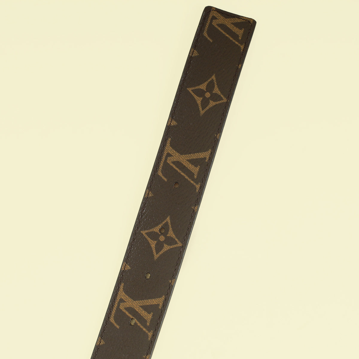 Louis Vuitton Monogram Red Initiales 30mm Reversible Belt 30