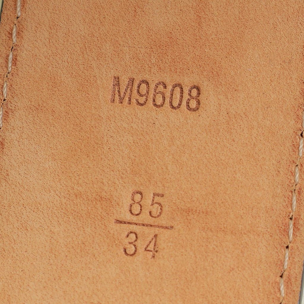 Louis Vuitton Brown Monogram LV Initials Belt 34
