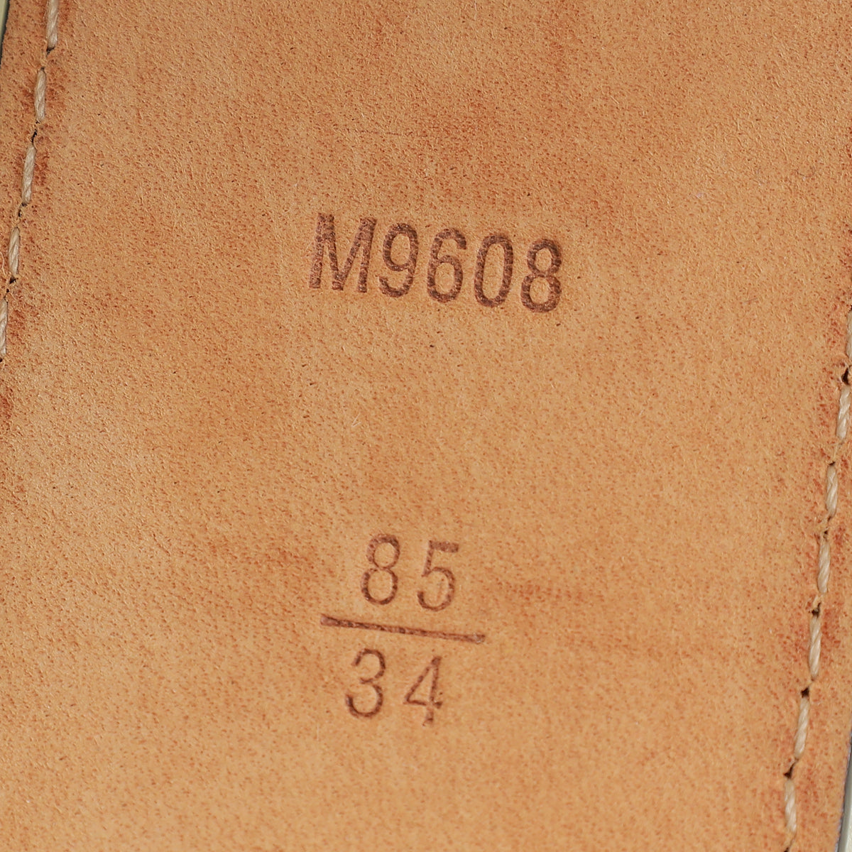 Louis Vuitton Brown Monogram LV Initials Belt 34