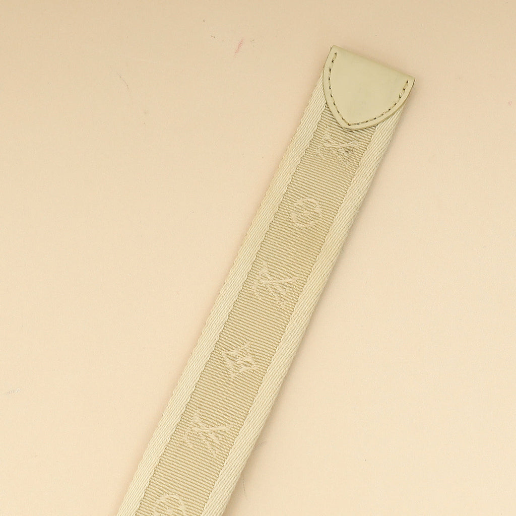Louis Vuitton Cream Monogram Fortune Sangle Belt 32