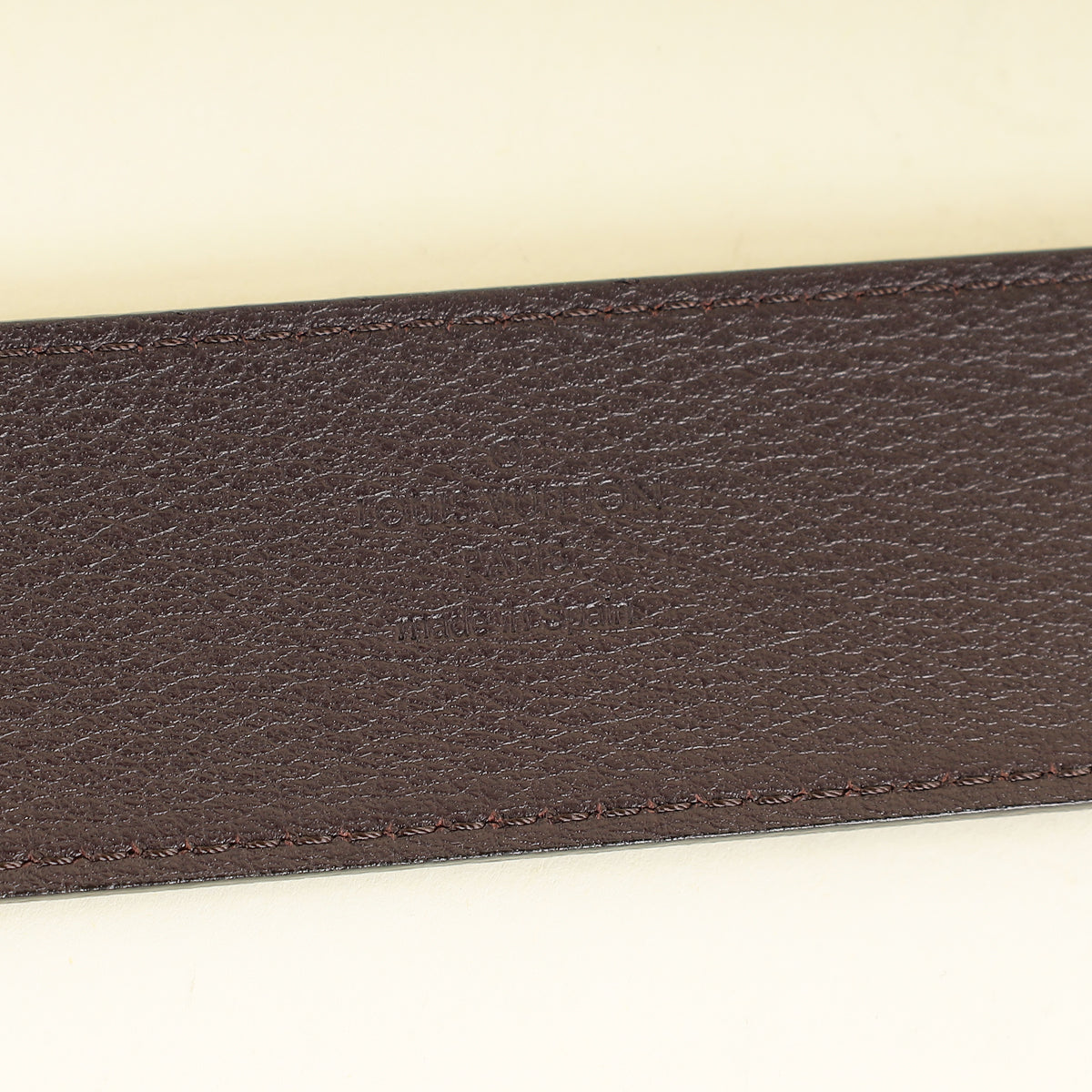 Louis Vuitton Amarante Monogram Vernis Initials Belt 34