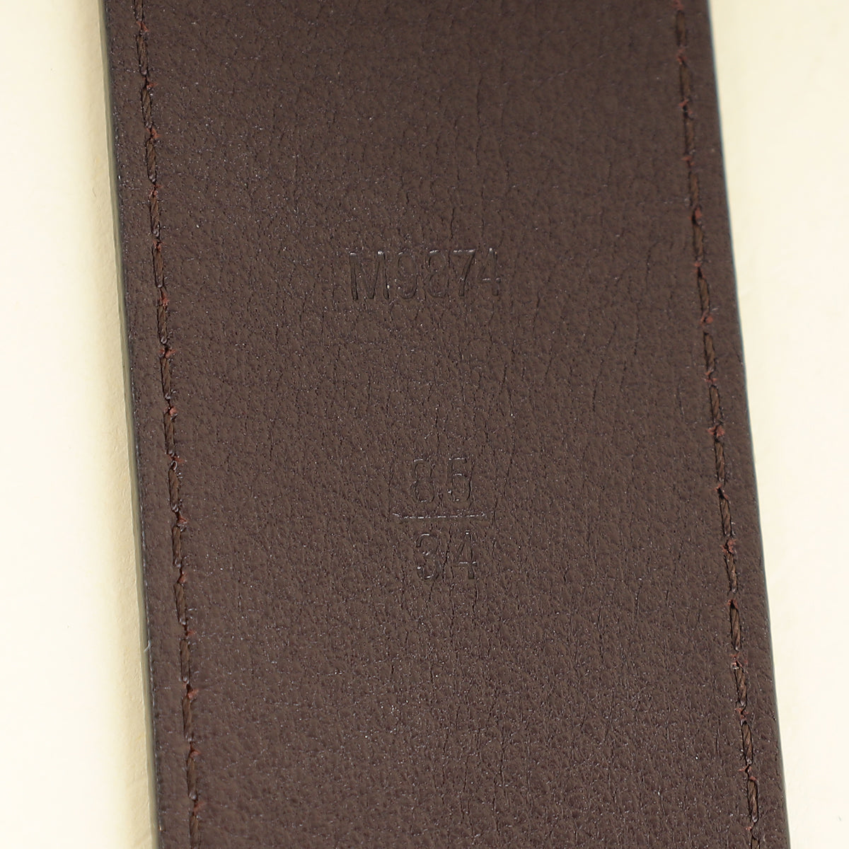 Louis Vuitton Amarante Monogram Vernis Initials Belt 34