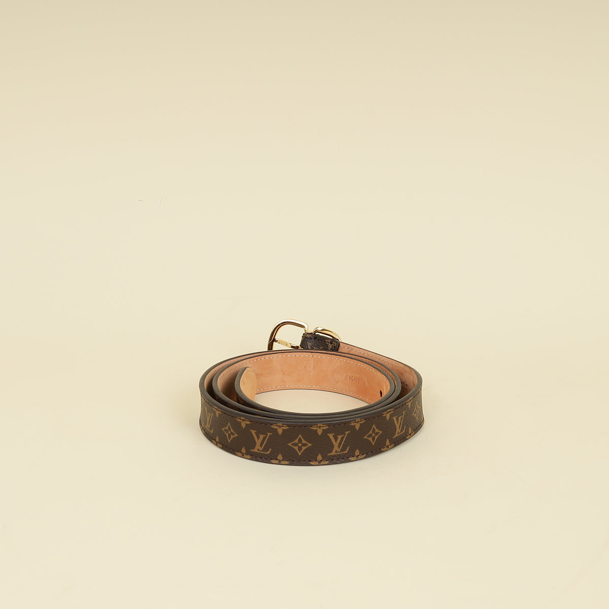 Louis Vuitton Ebene Monogram Mini 25mm Belt 34
