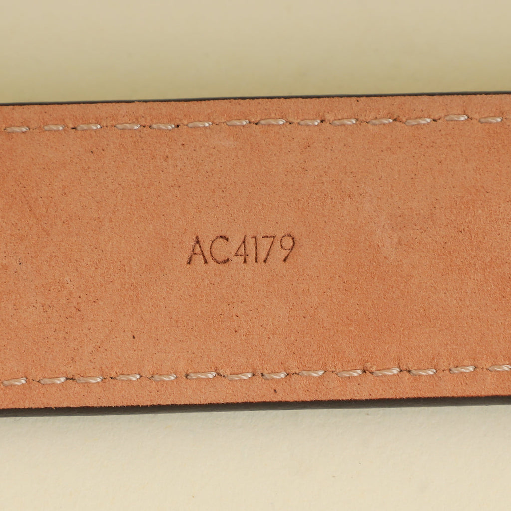Louis Vuitton Ebene Monogram Mini 25mm Belt 34
