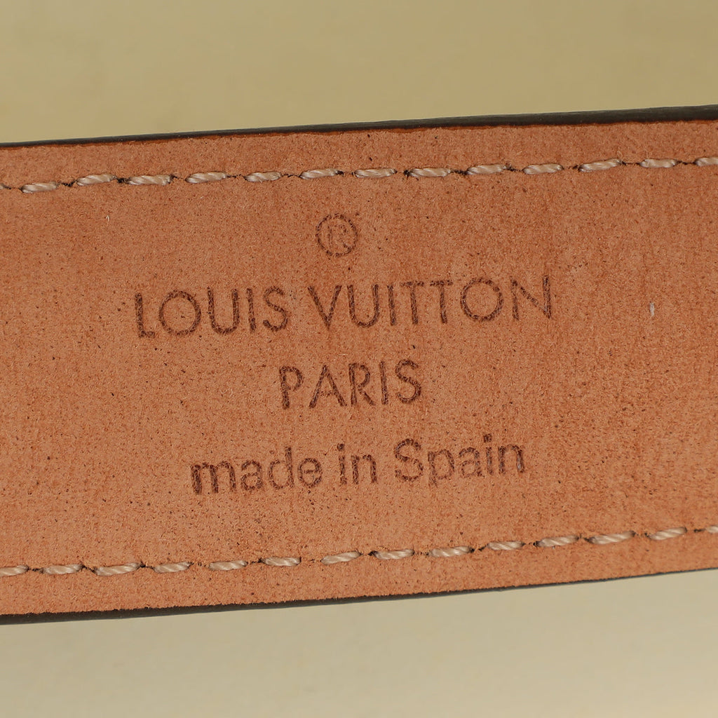 Louis Vuitton Ebene Monogram Mini 25mm Belt 34