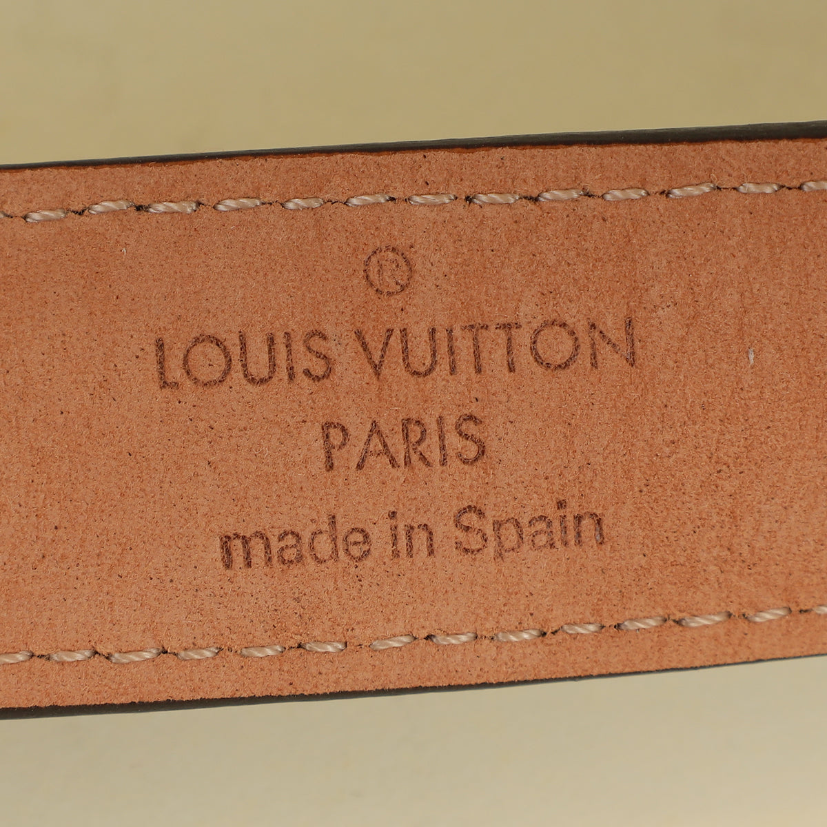 Louis Vuitton Ebene Monogram Mini 25mm Belt 34