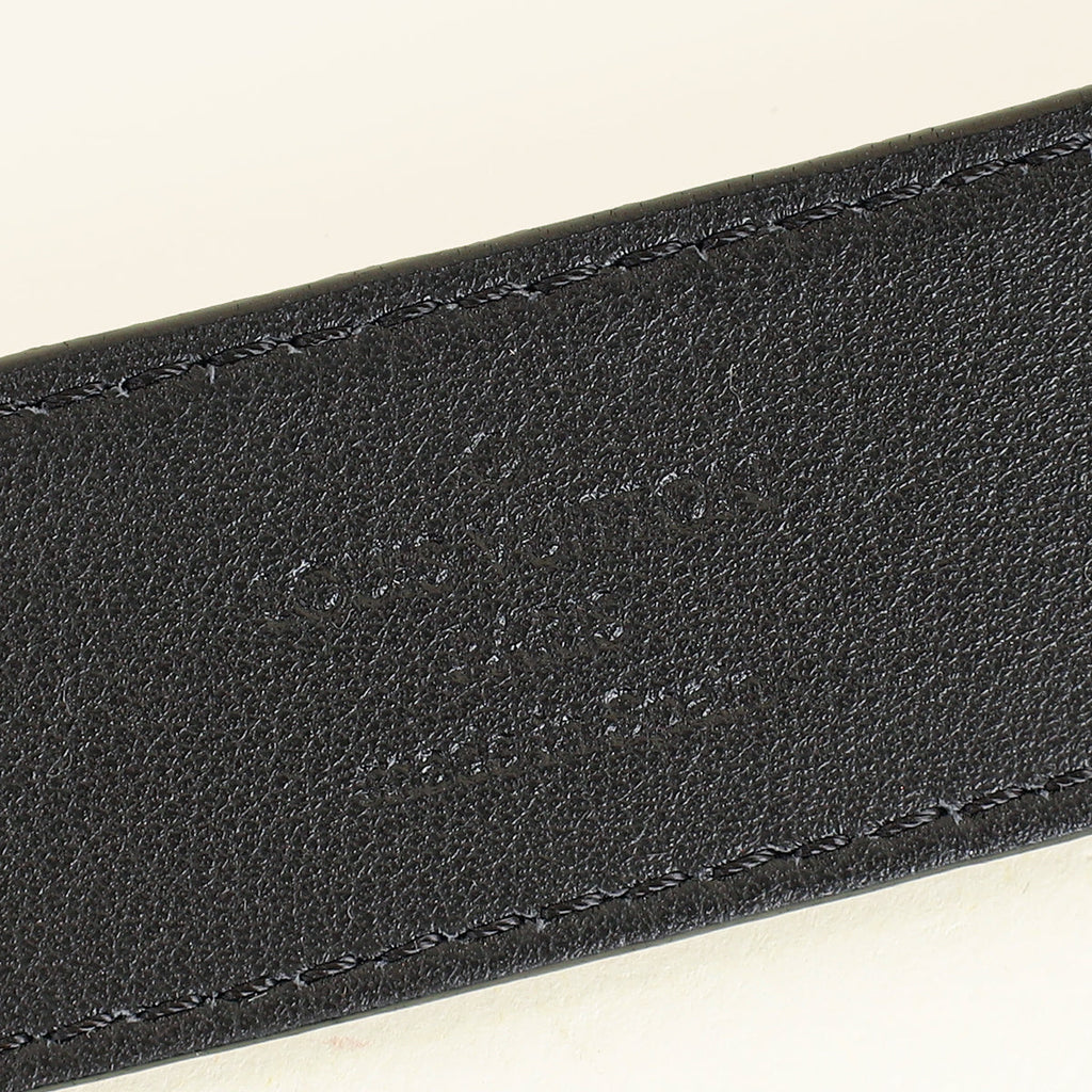 Louis Vuitton Noir Twist 30mm Belt 30