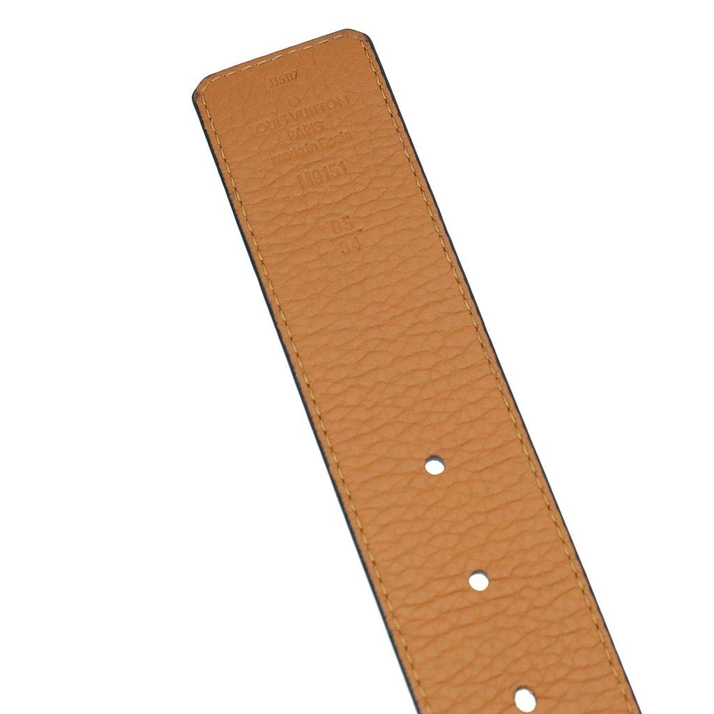 Louis Vuitton Bicolor Initials Buckle Reversible 40mm Belt 34