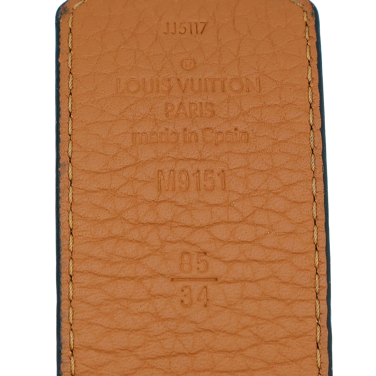 Louis Vuitton Bicolor Initials Buckle Reversible 40mm Belt 34