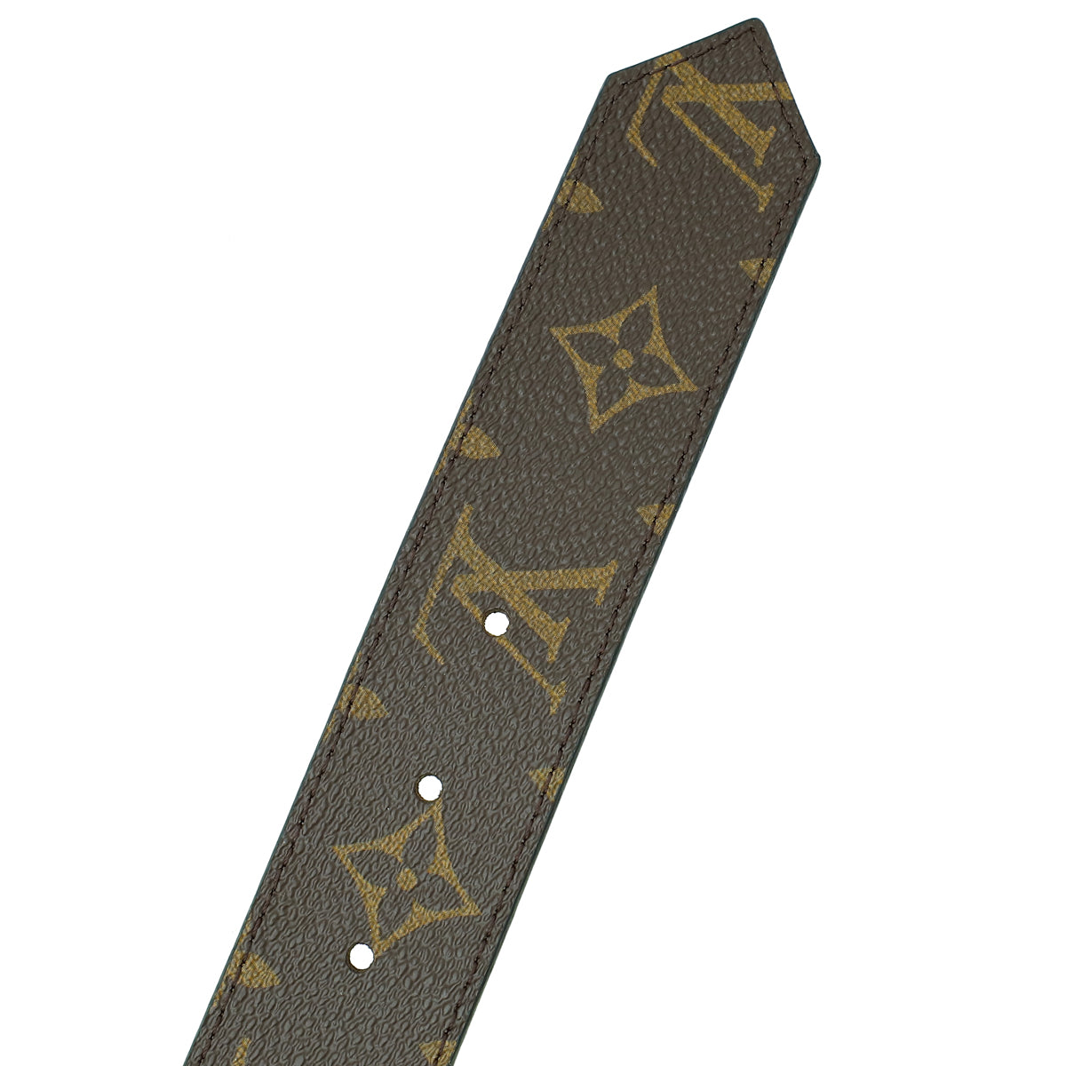 Louis Vuitton Monogram Noir Circle Buckle Reversible 35mm Belt 34