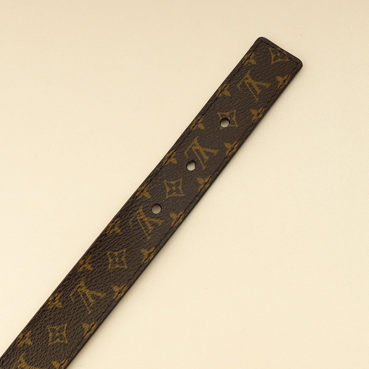 Louis Vuitton Brown Monogram 25mm LV Initials Belt 32