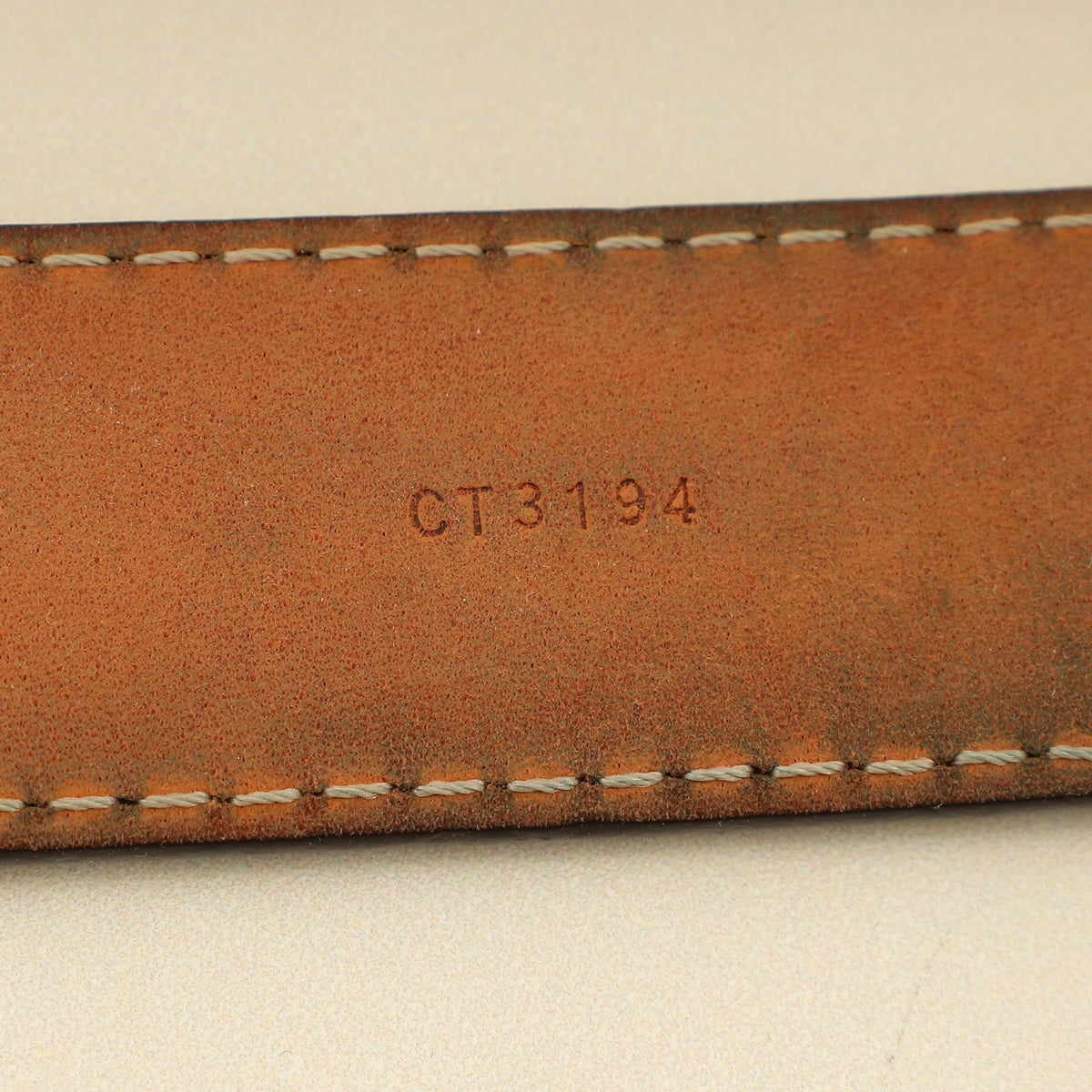 Louis Vuitton Brown Monogram 25mm LV Initials Belt 32