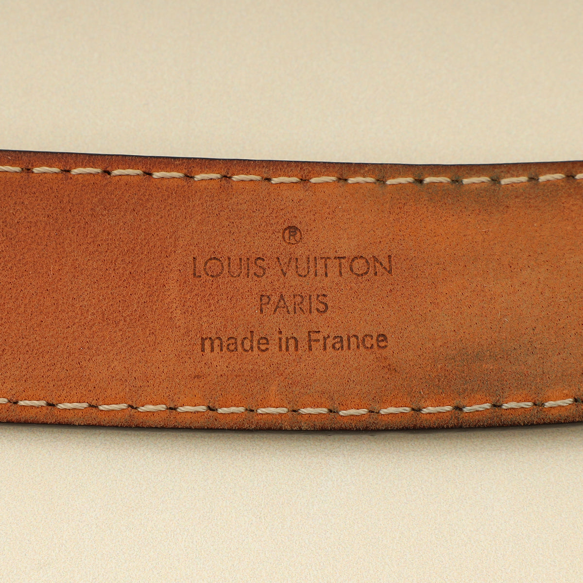 Louis Vuitton Brown Monogram 25mm LV Initials Belt 32