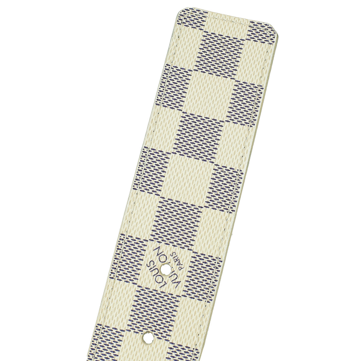 Louis Vuitton Damier Azur LV Initial Buckle 40mm Belt 34
