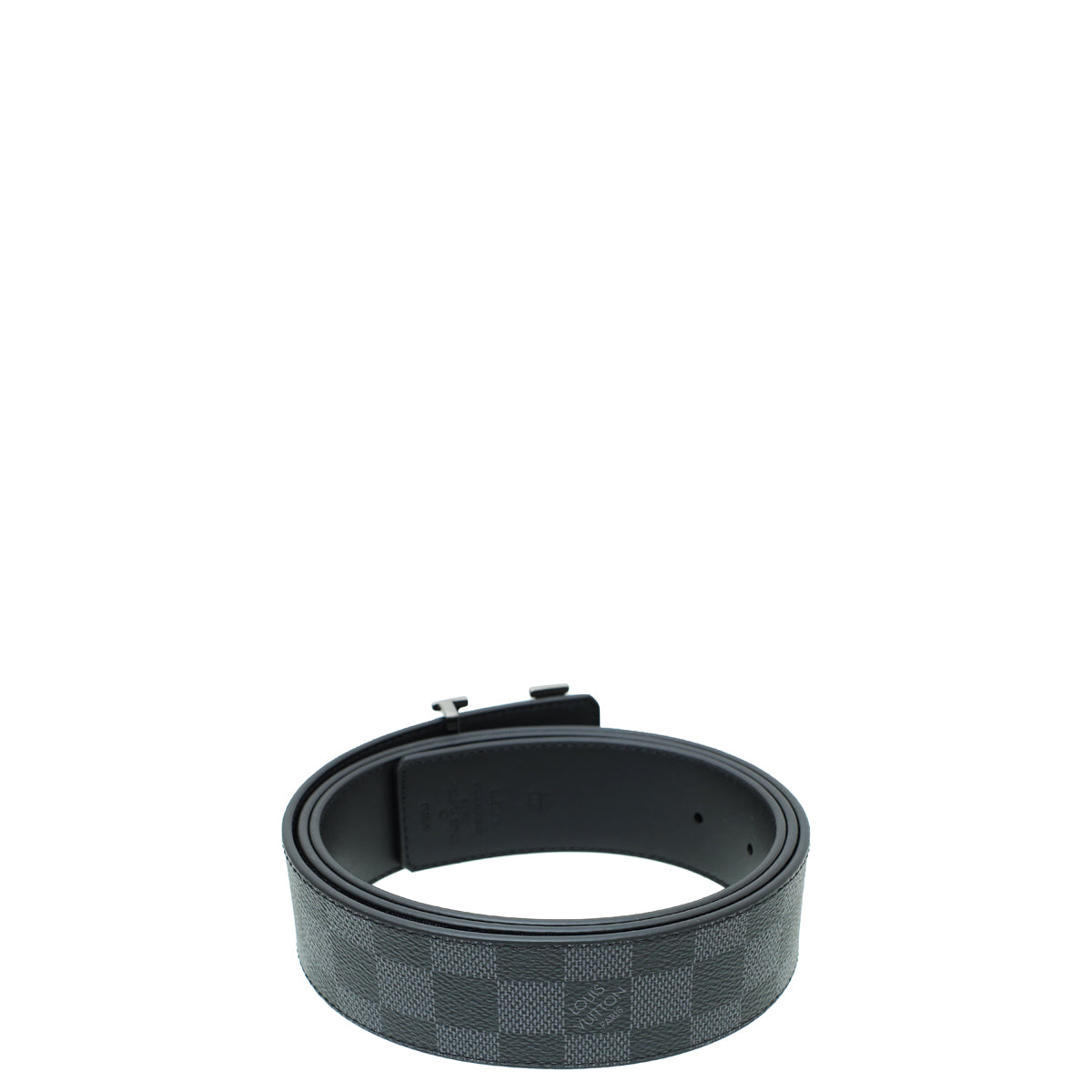 Louis Vuitton Damier Graphite LV Initiales 40mm Reversible Belt 44