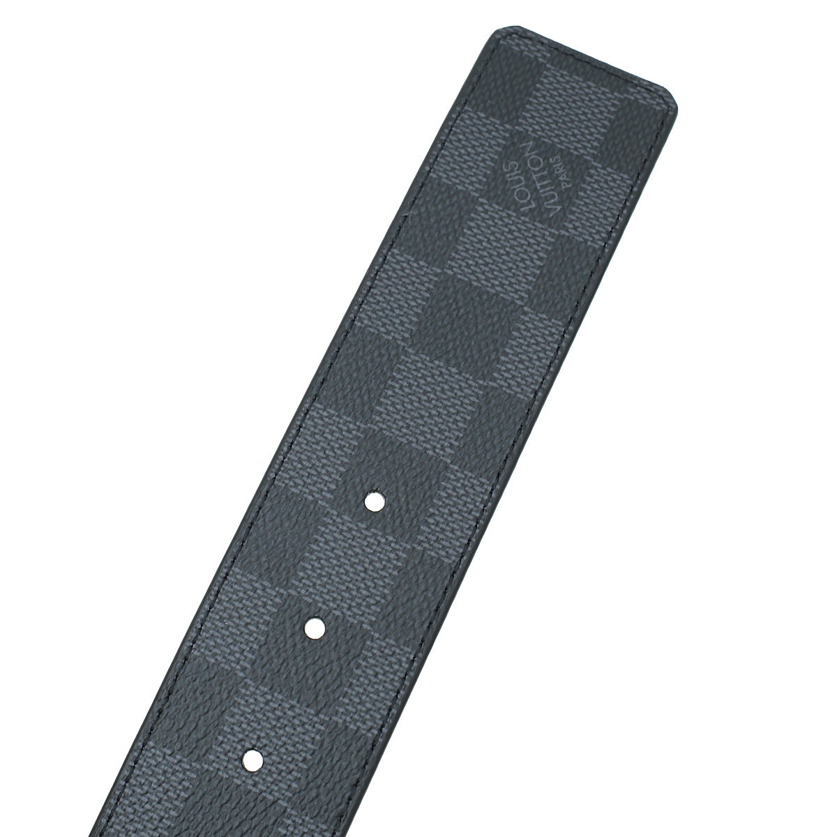Louis Vuitton Damier Graphite LV Initiales 40mm Reversible Belt 44
