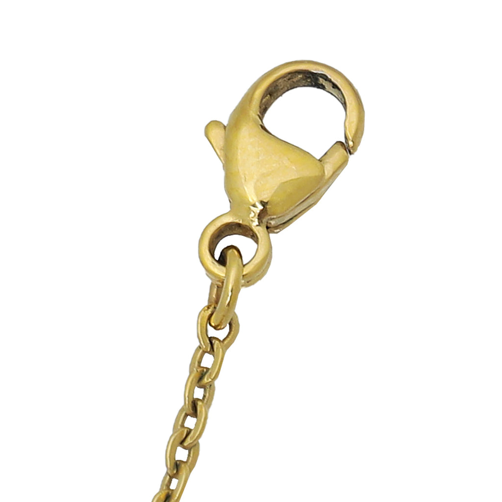 Louis Vuitton Gold Finish Lady Lucky Ladybug Supple Bracelet