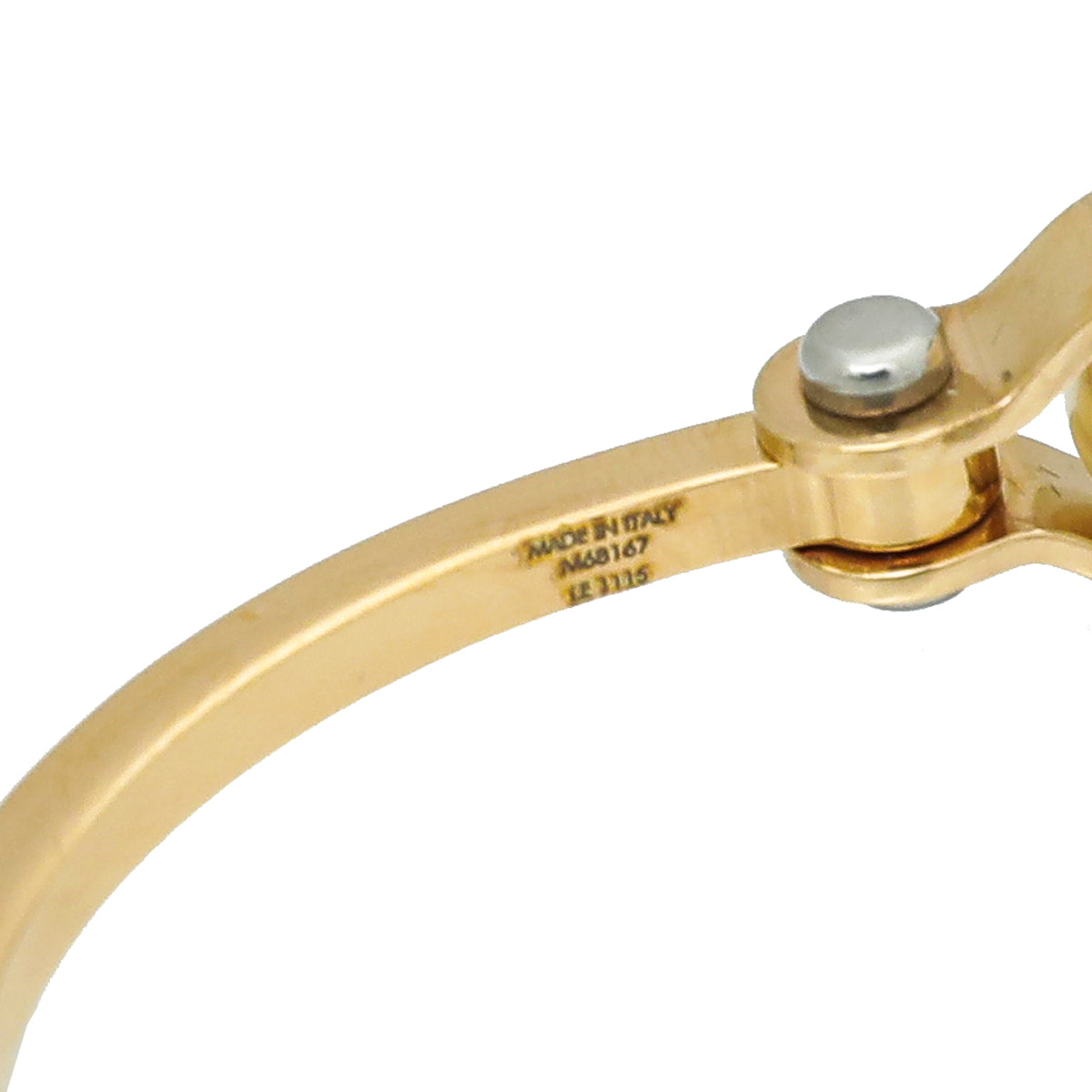 Louis Vuitton White Speedy Pearl Cuff Bracelet