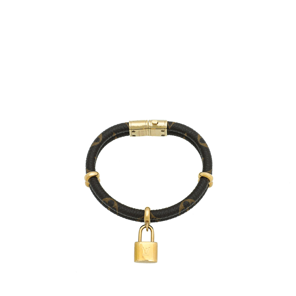Louis Vuitton Monogram Keep It Twice Bracelet 17