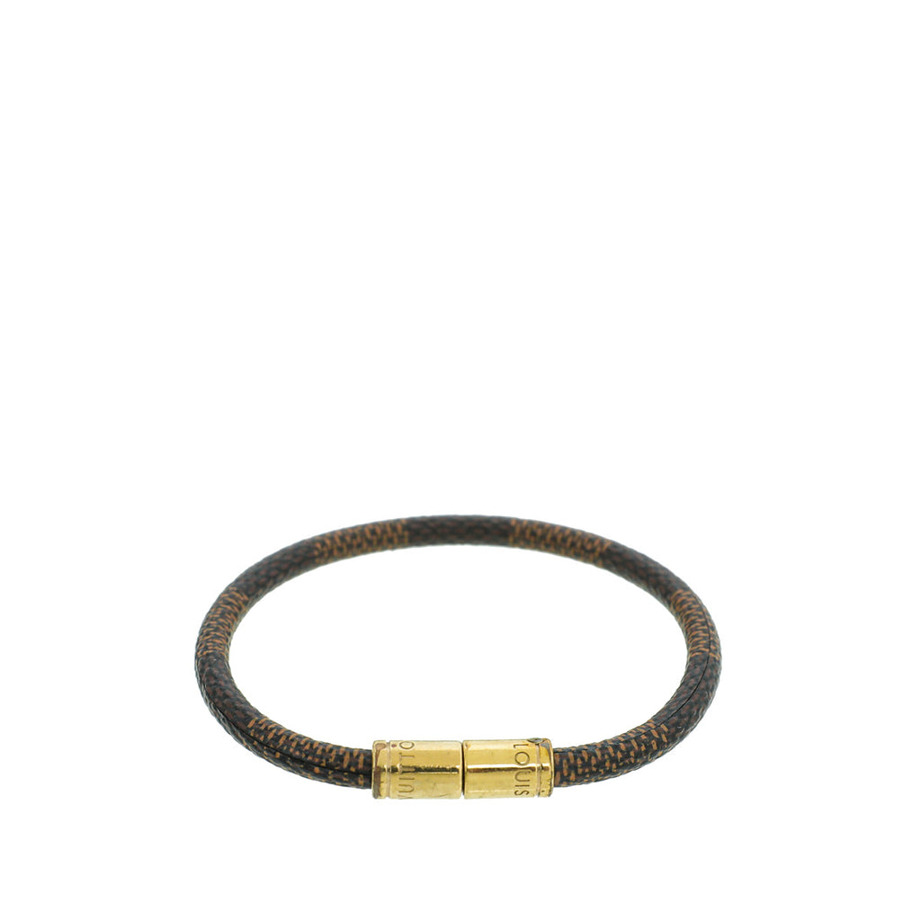 Louis Vuitton Ebene Keep It Bracelet 19