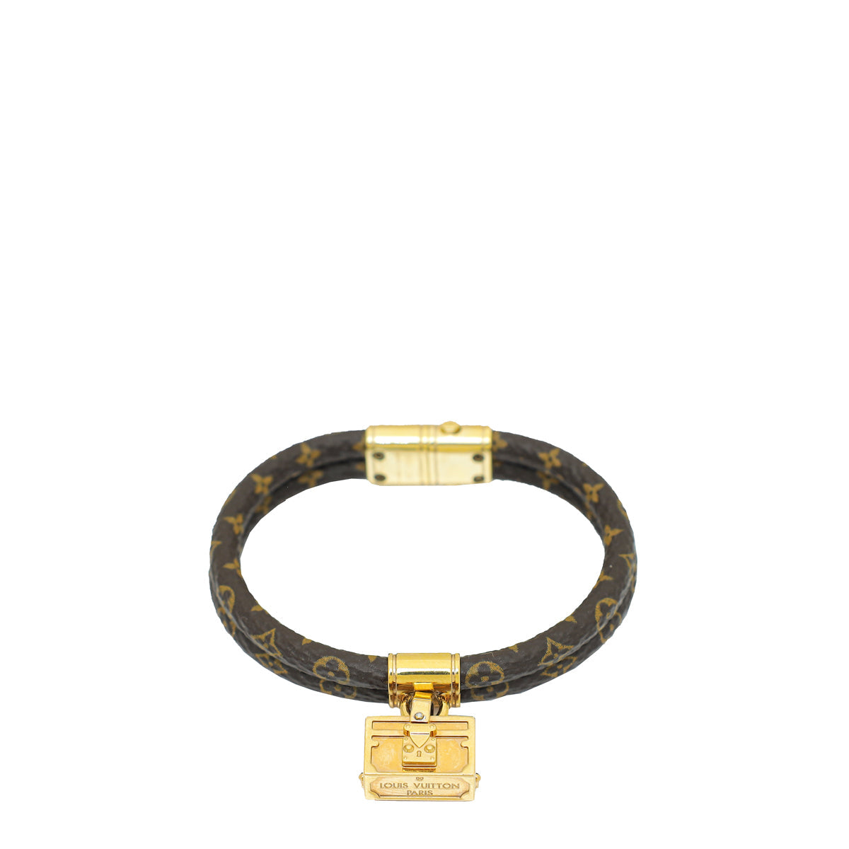 Louis Vuitton Brown Keep it Twice Petite Malle Charm Bracelet