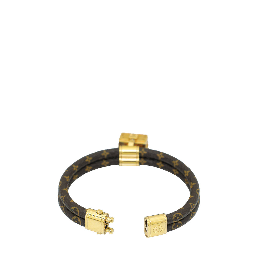 Louis Vuitton Brown Keep it Twice Petite Malle Charm Bracelet