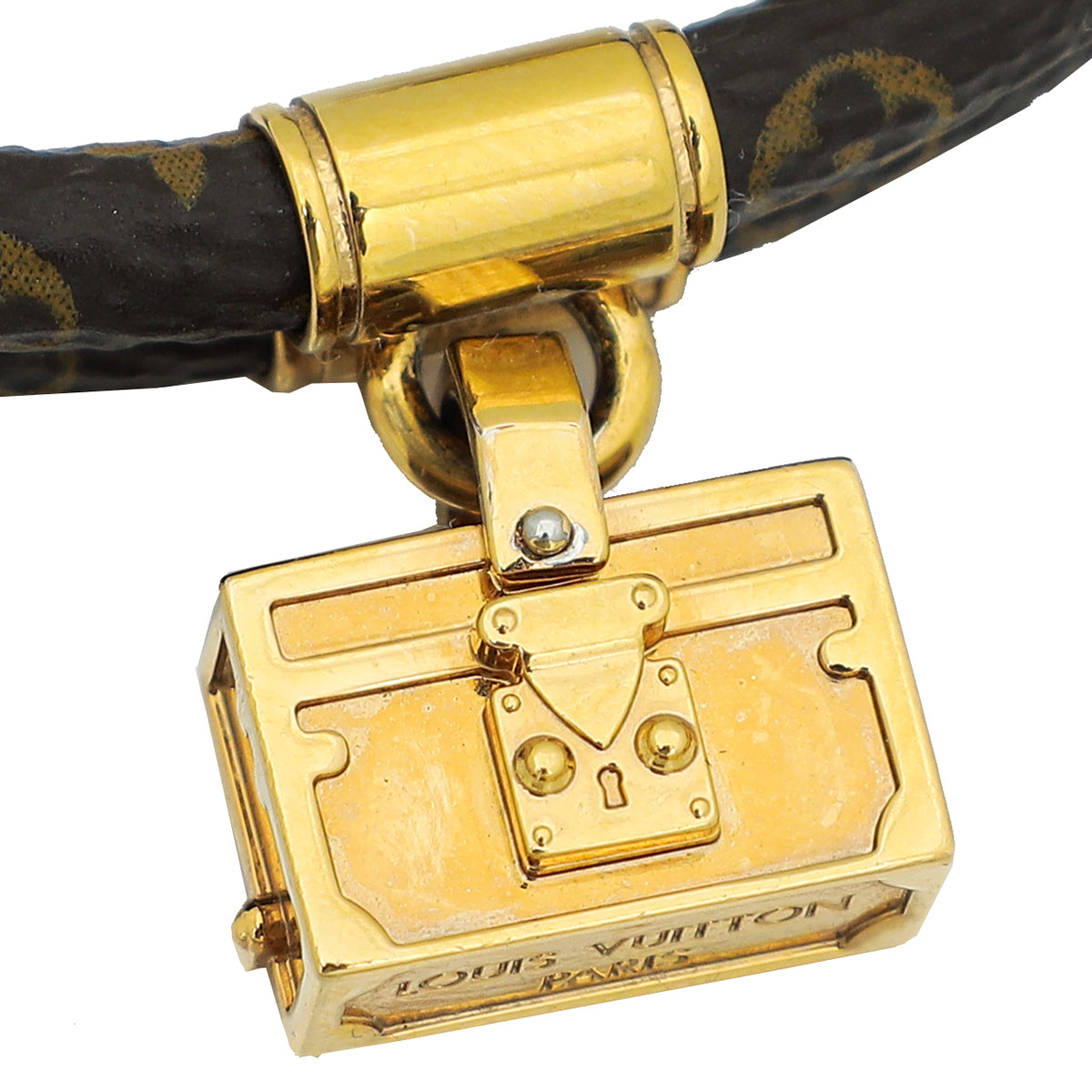 Louis Vuitton Brown Keep it Twice Petite Malle Charm Bracelet