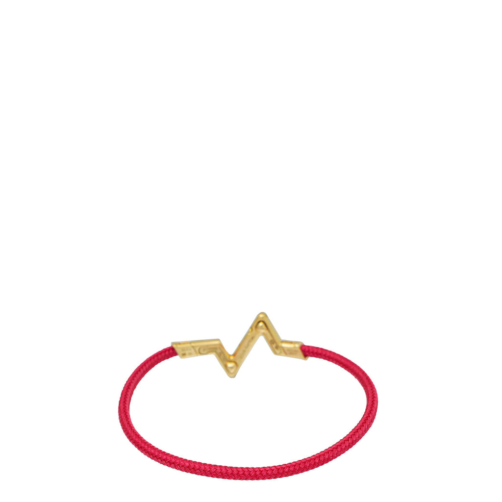 Louis Vuitton 18K Yellow Gold Volt Upside Down Play Small Bracelet 15