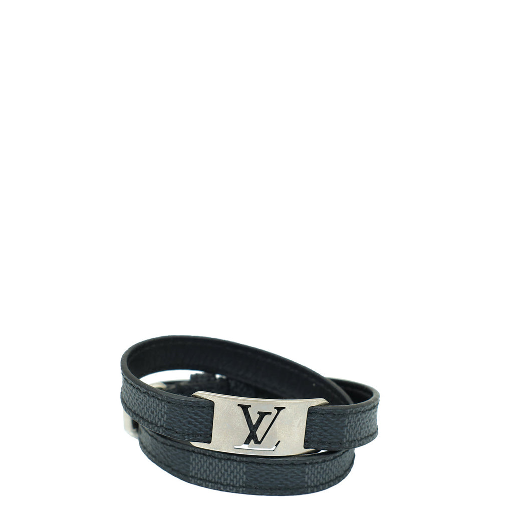 Louis Vuitton Damier Graphite Sign It Bracelet