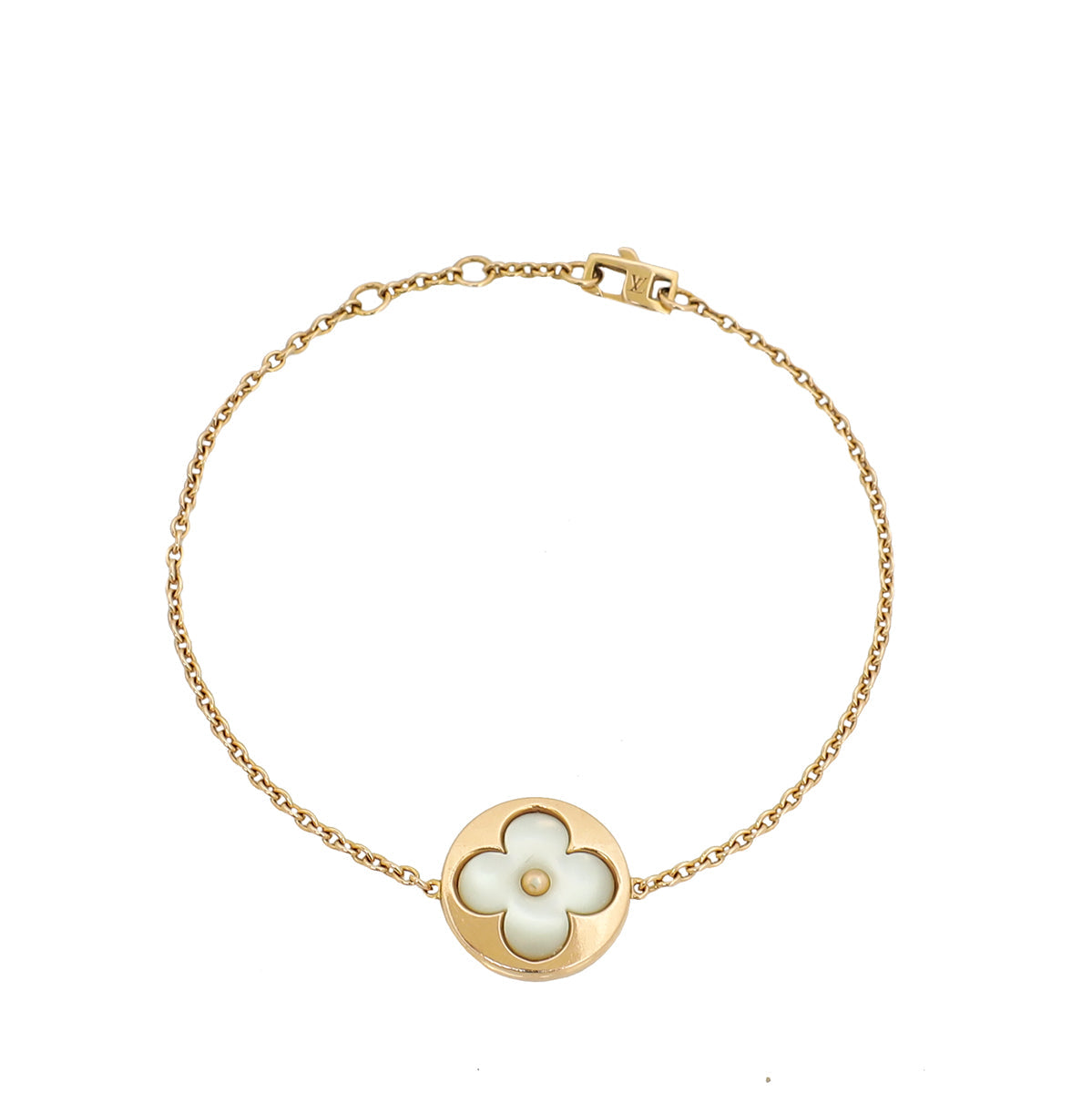 Louis Vuitton 18K Rose Gold MOP Colour Blossom Sun Bracelet