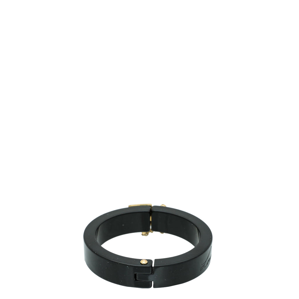 Louis Vuitton Black Lock Me Bracelet