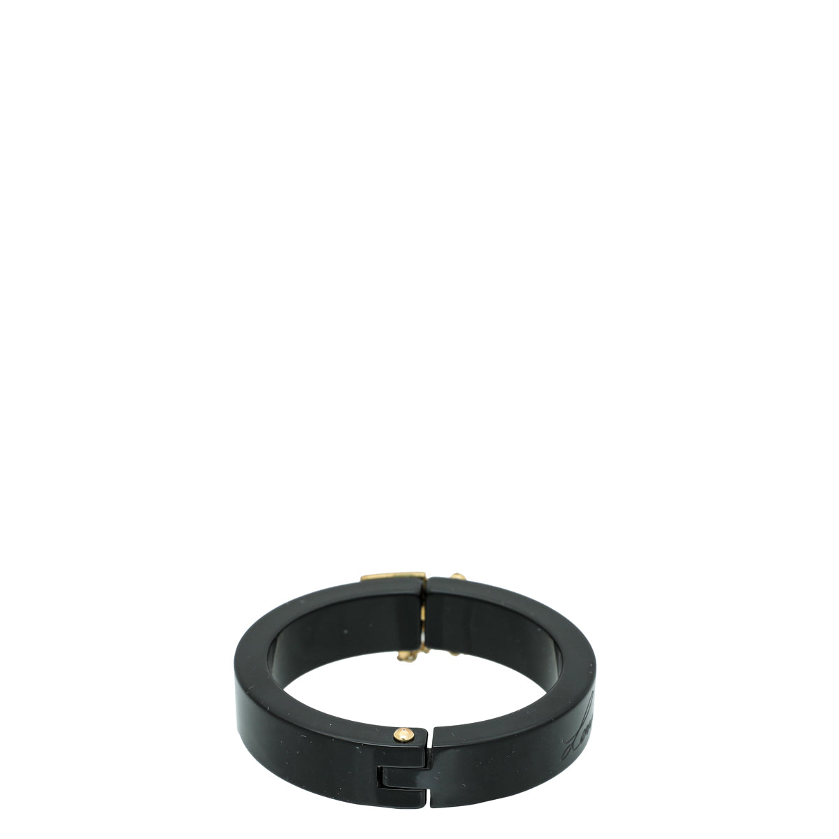 Louis Vuitton Black Lock Me Bracelet