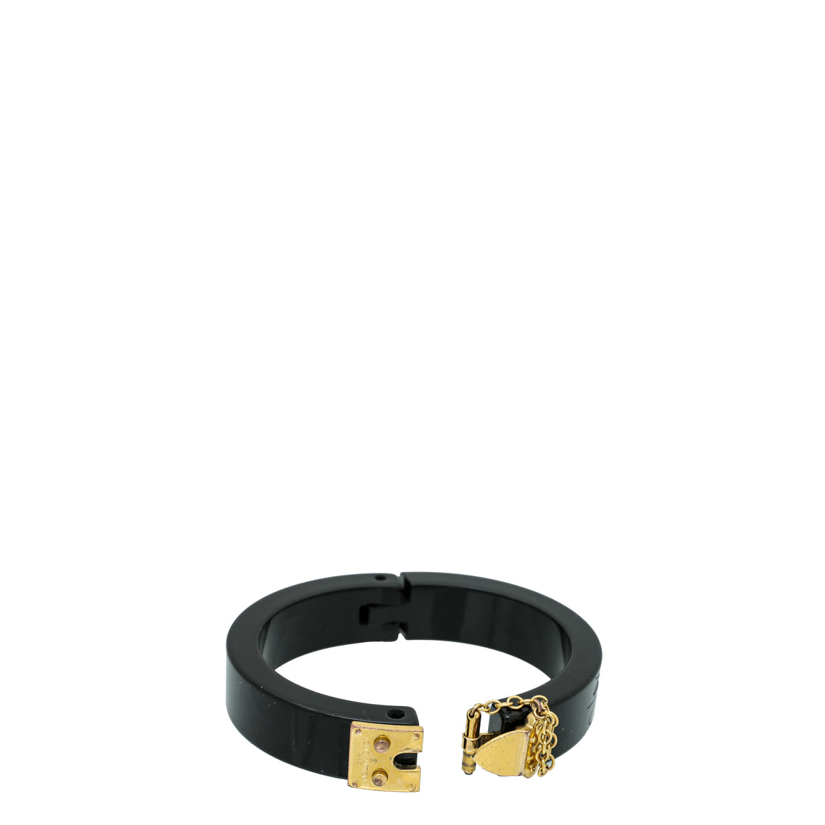 Louis Vuitton Black Lock Me Bracelet