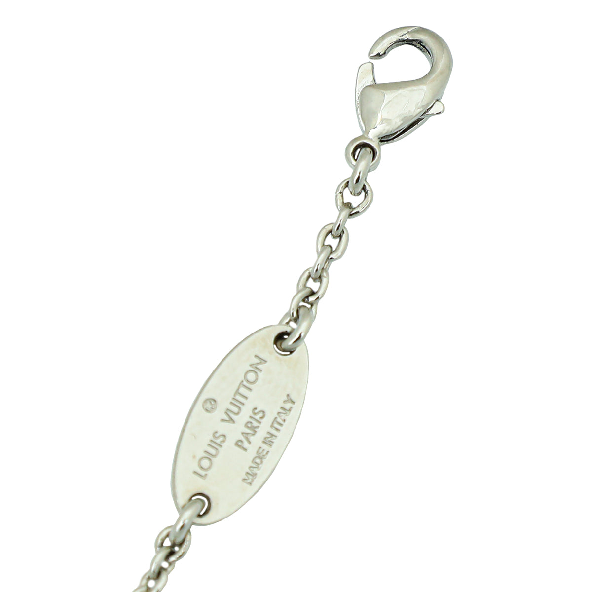 Louis Vuitton Silver Essential V Supple Bracelet