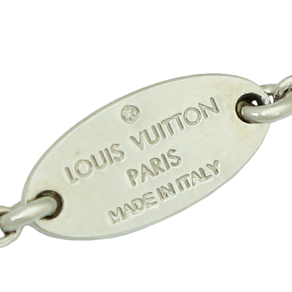 Louis Vuitton Silver Essential V Supple Bracelet