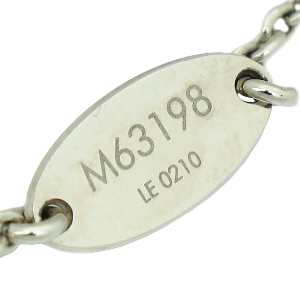 Louis Vuitton Silver Essential V Supple Bracelet