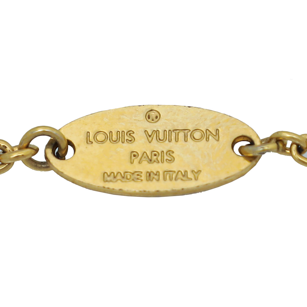 Louis Vuitton Gold Finish Essential V Bracelet