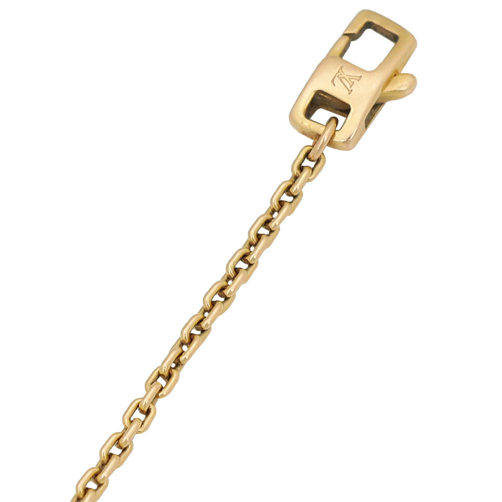 Louis Vuitton 18K Rose Gold Diamond Blossom Chain Bracelet