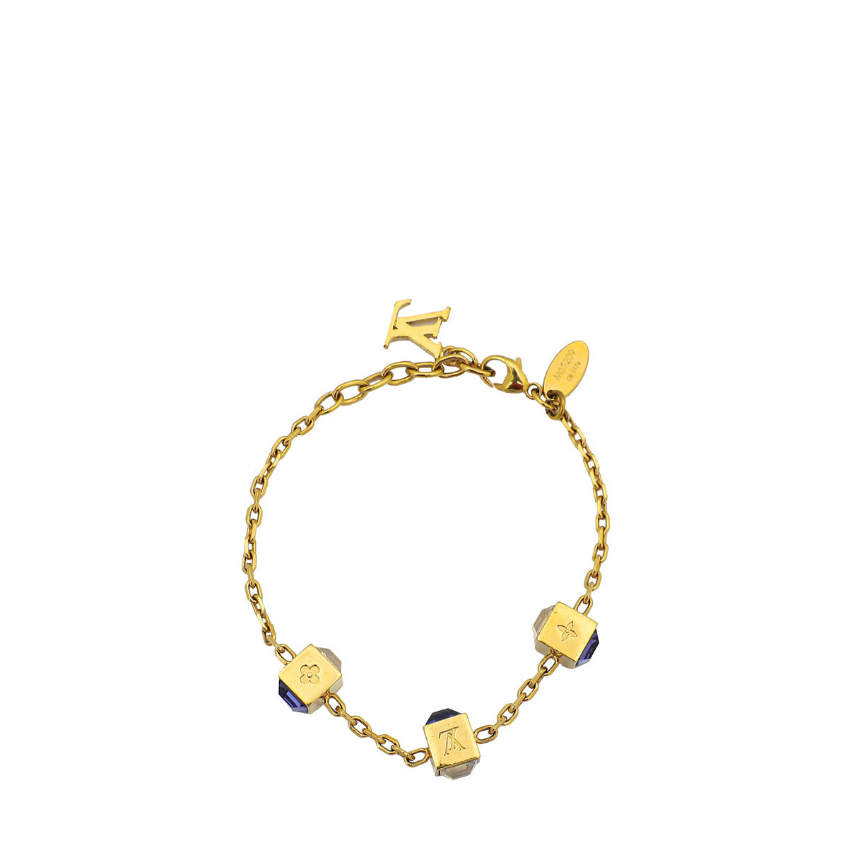 Louis Vuitton Purple Gamble Bracelet