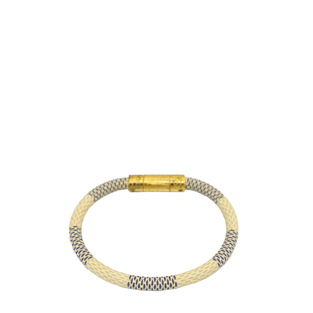 Louis Vuitton Damier Azur Keep It Bracelet