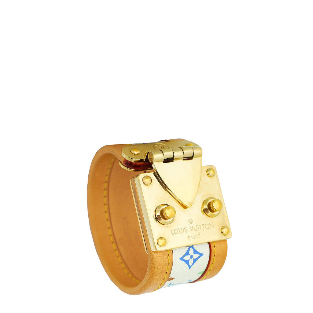 Louis Vuitton White Multicolor Monogram Koala Small Bracelet