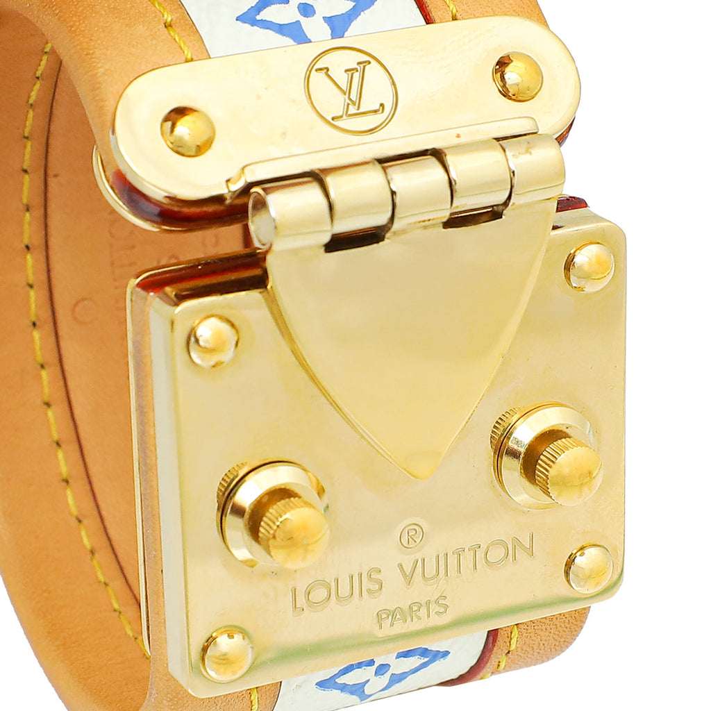 Louis Vuitton White Multicolor Monogram Koala Small Bracelet