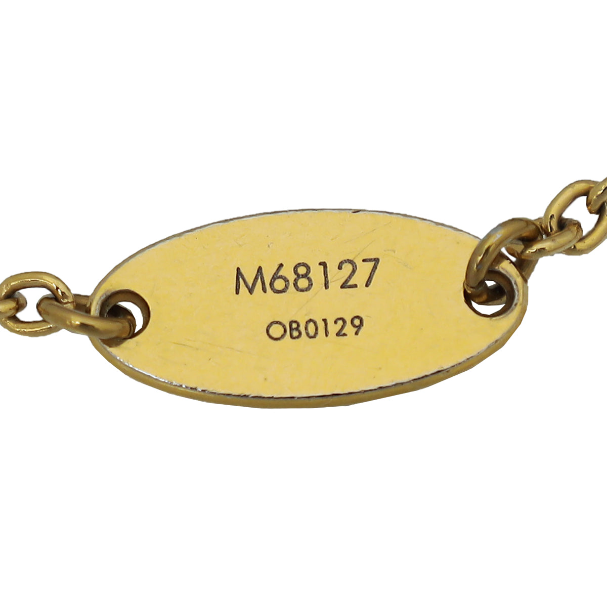 Louis Vuitton Gold Tone Flower Full Bracelet