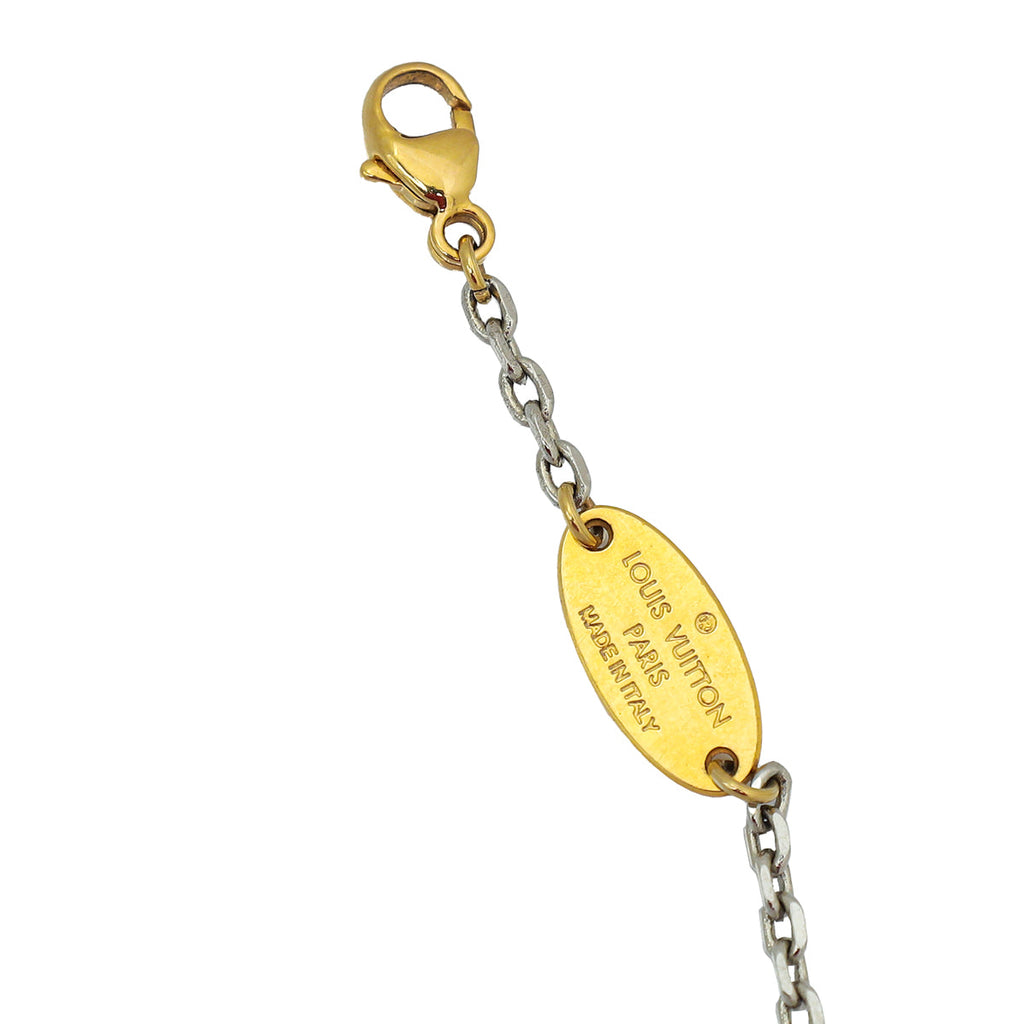 Louis Vuitton Bicolor Tone Logomania Sautoir Bracelet