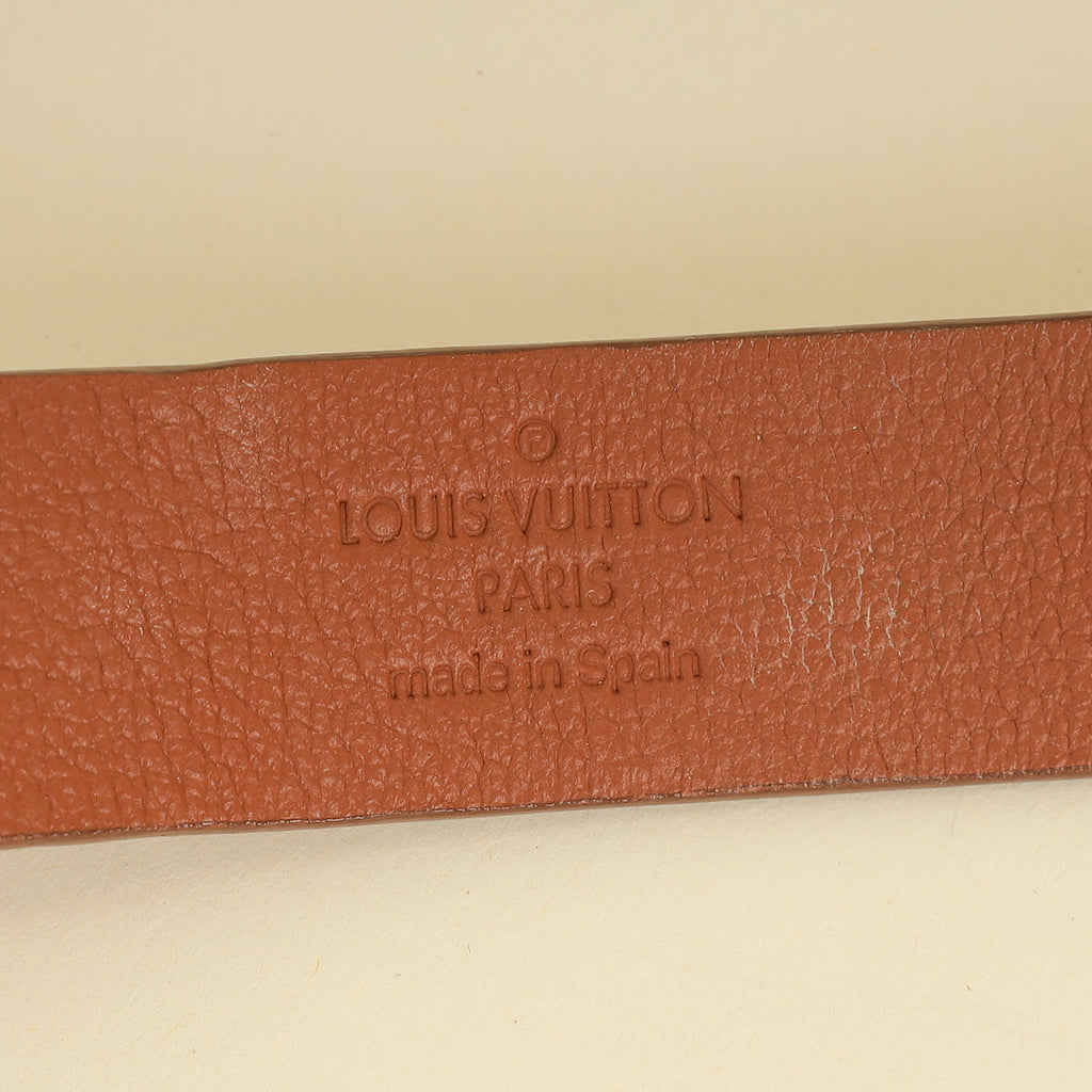 Louis Vuitton Camel Goatskin Spike It Wrap Bracelet