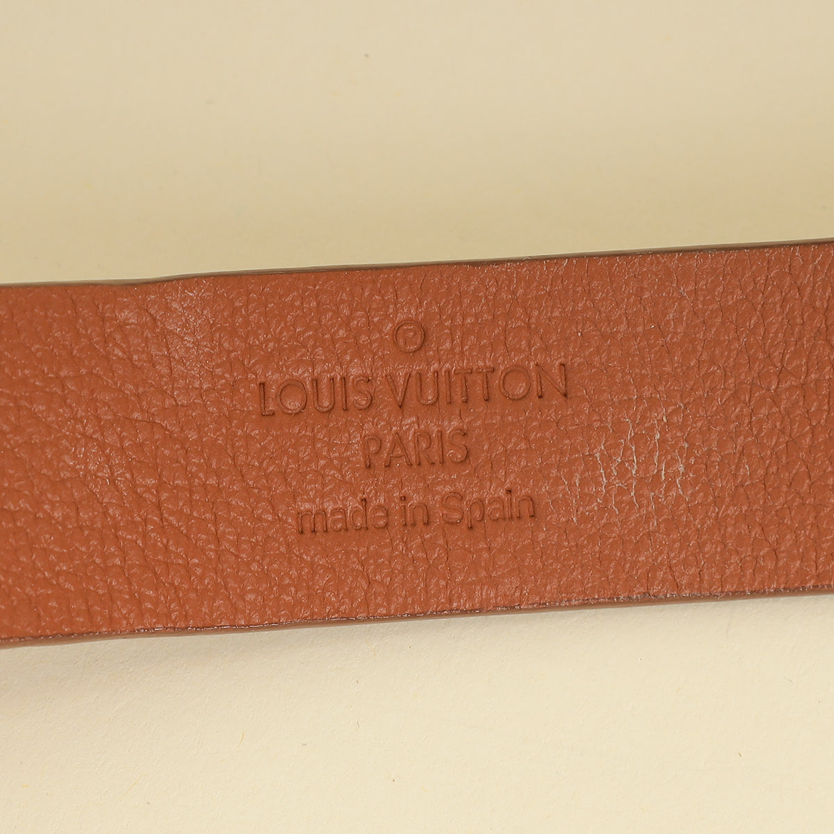 Louis Vuitton Camel Goatskin Spike It Wrap Bracelet