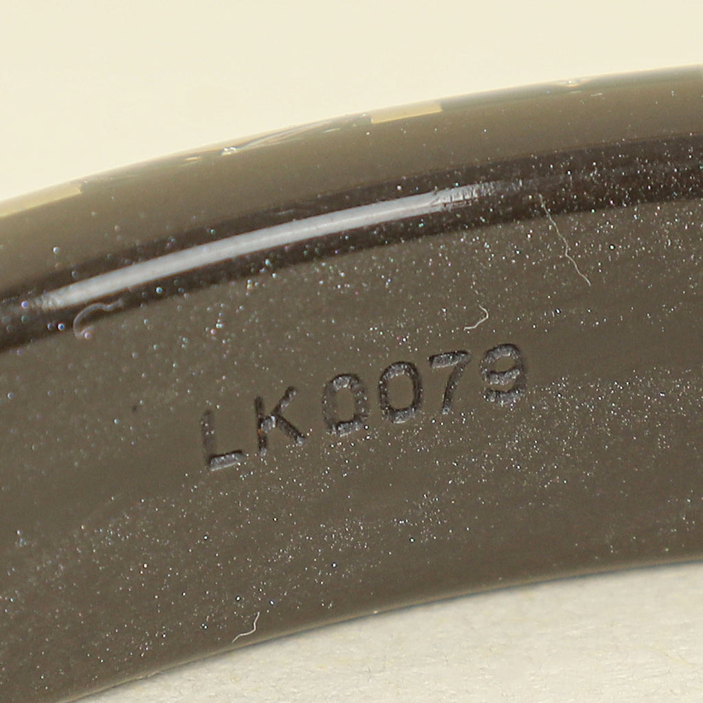 Louis Vuitton Dark Grey Resin Monogram Inclusion PM Bracelet